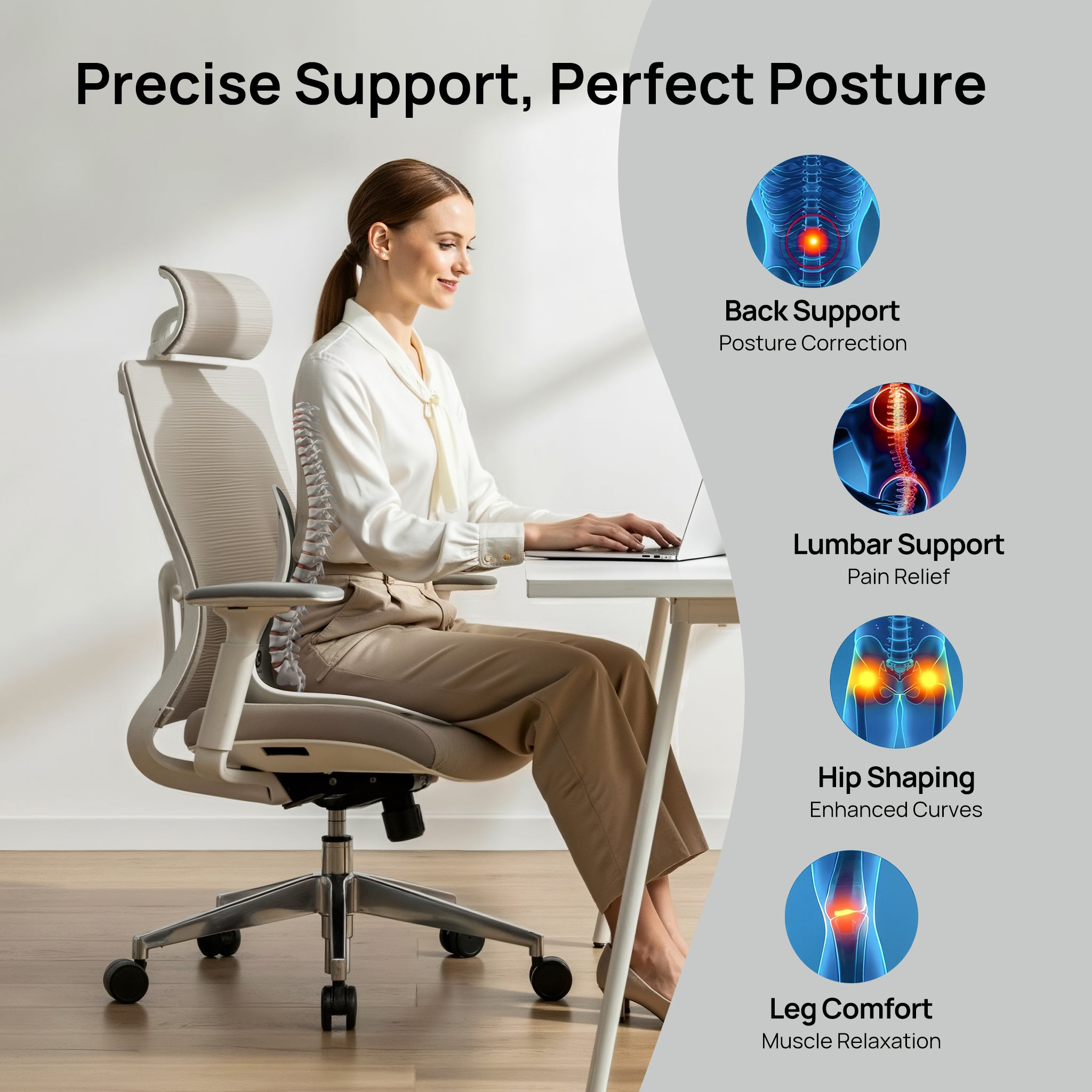 CabSupport M5 Oversized Strong-Support Ergonomic Spineseat™