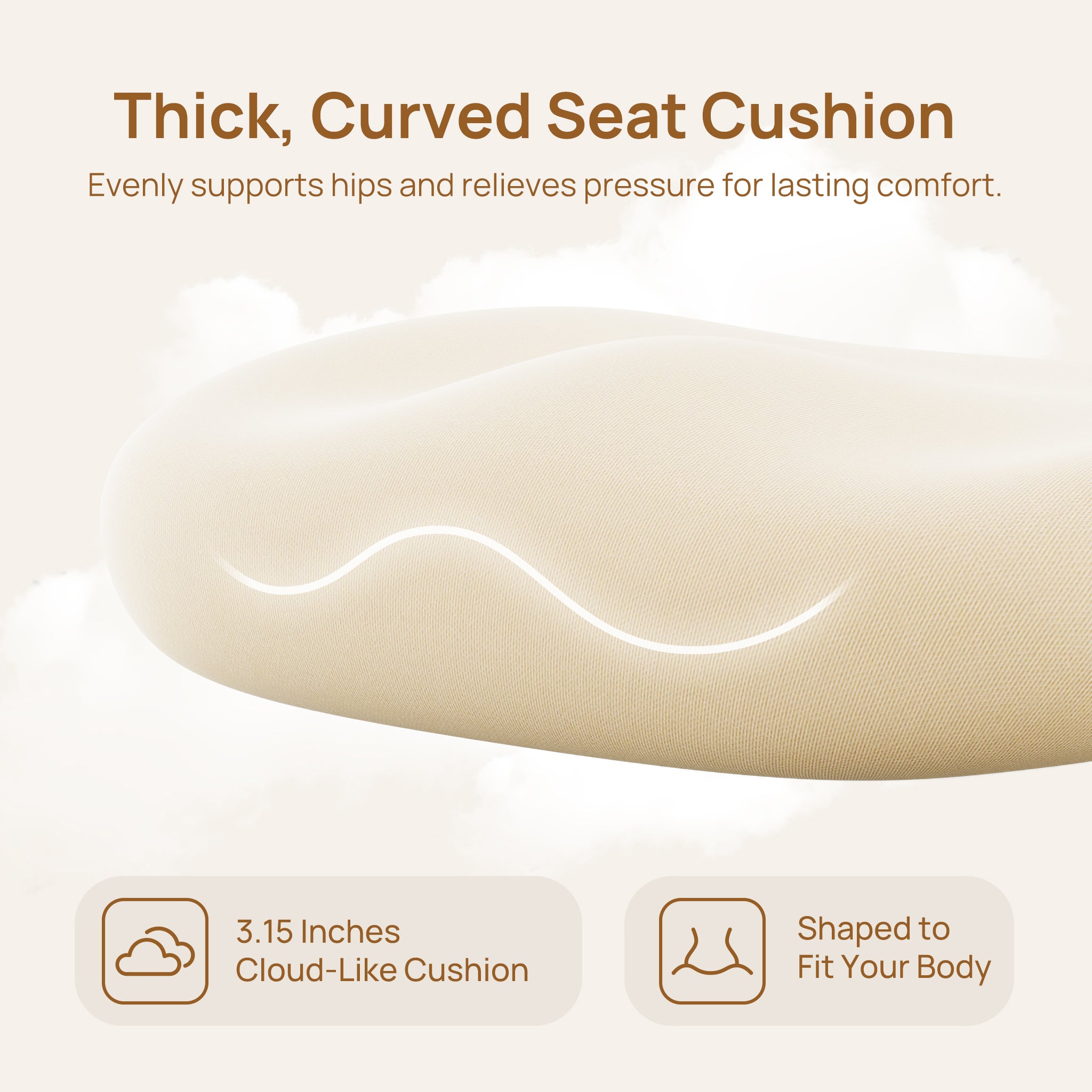 CabLady S1 Embrace Women Ergonomic Chair with Adaptive Lumbar Support