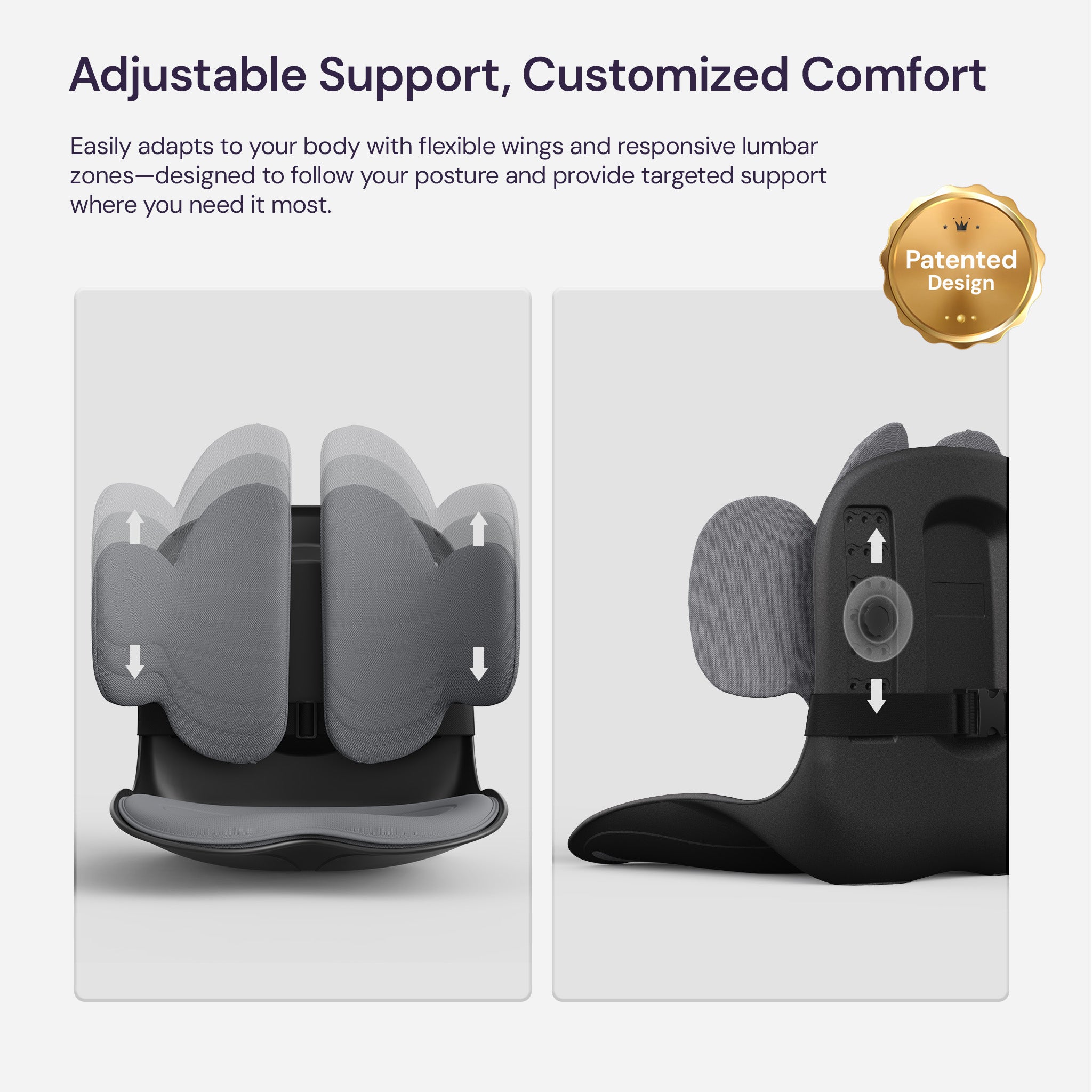 CabSupport M3 Ergonomic Dynamic Lumbar Support Spineseat™
