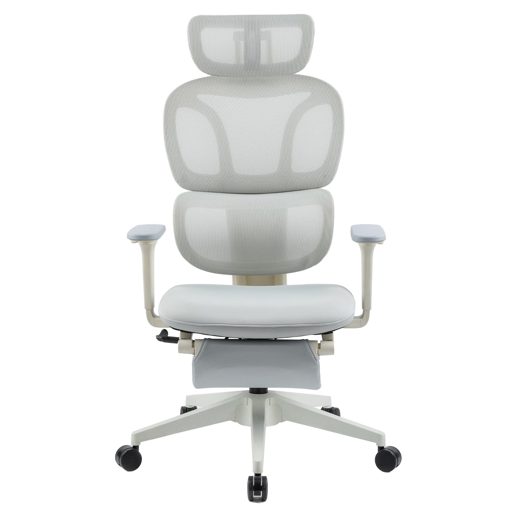 CabeVibe CabLady S1 Light Grey Mesh Ergonomic Chair