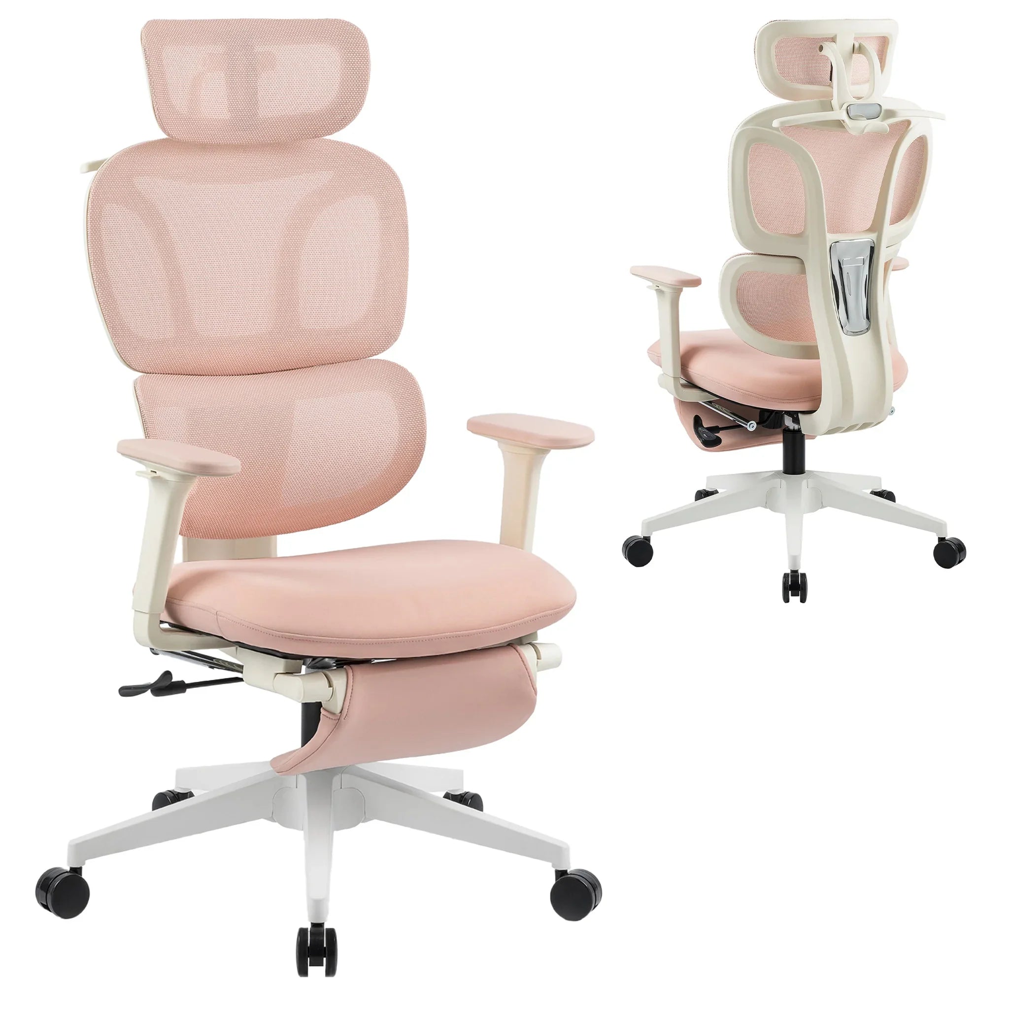 CabeVibe CabLady S1 Pink Mesh Ergonomic Chair