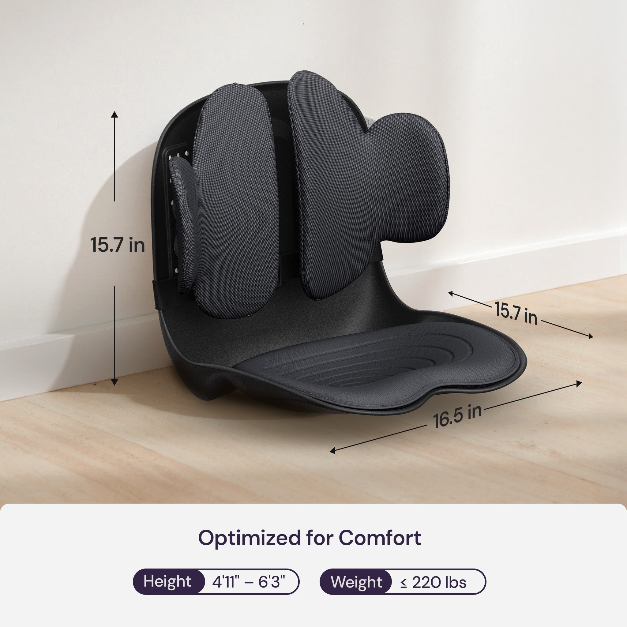 CabSupport M3 Ergonomic Dynamic Lumbar Support Spineseat™