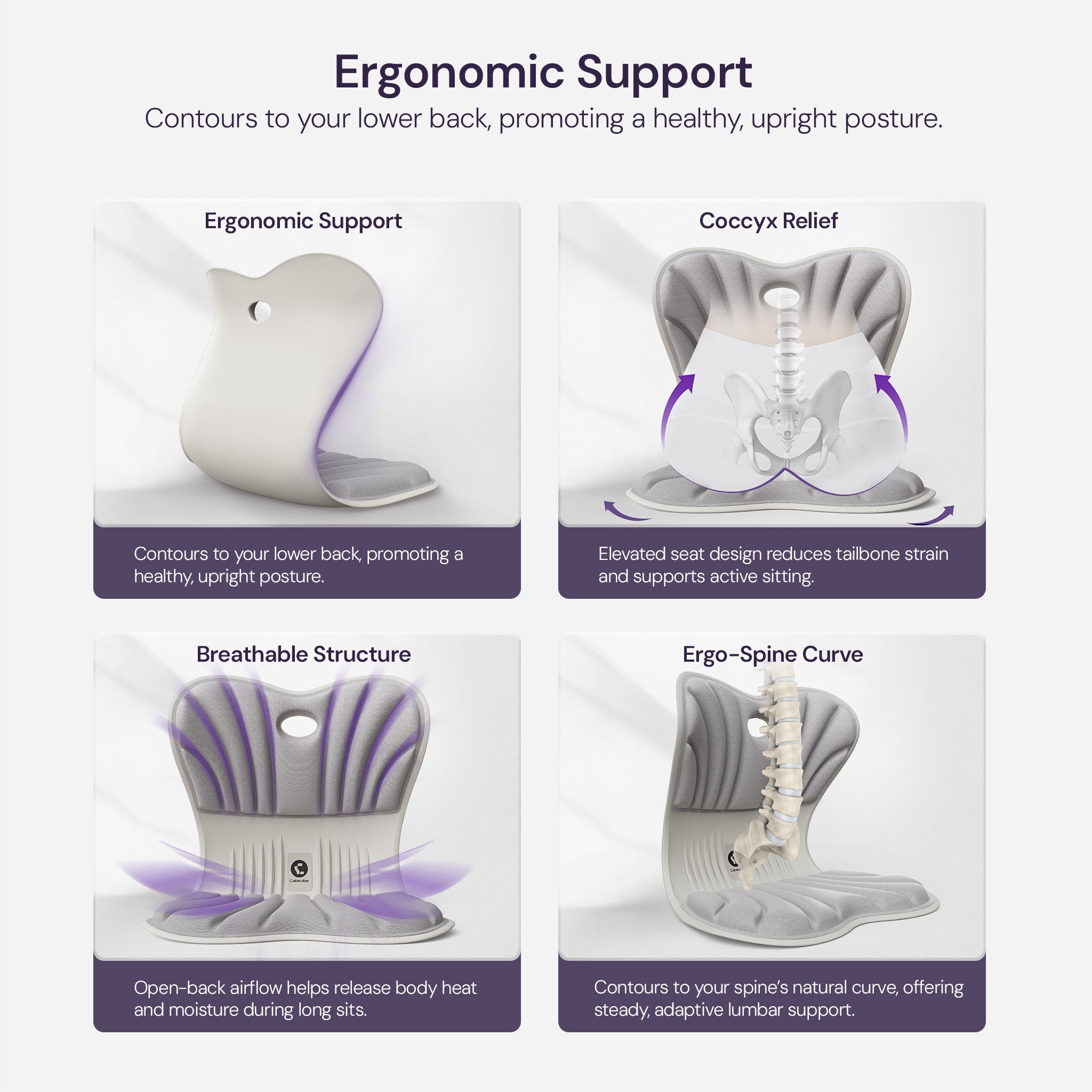 CabSupport M1 Ergonomic Posture Correction Spineseat™