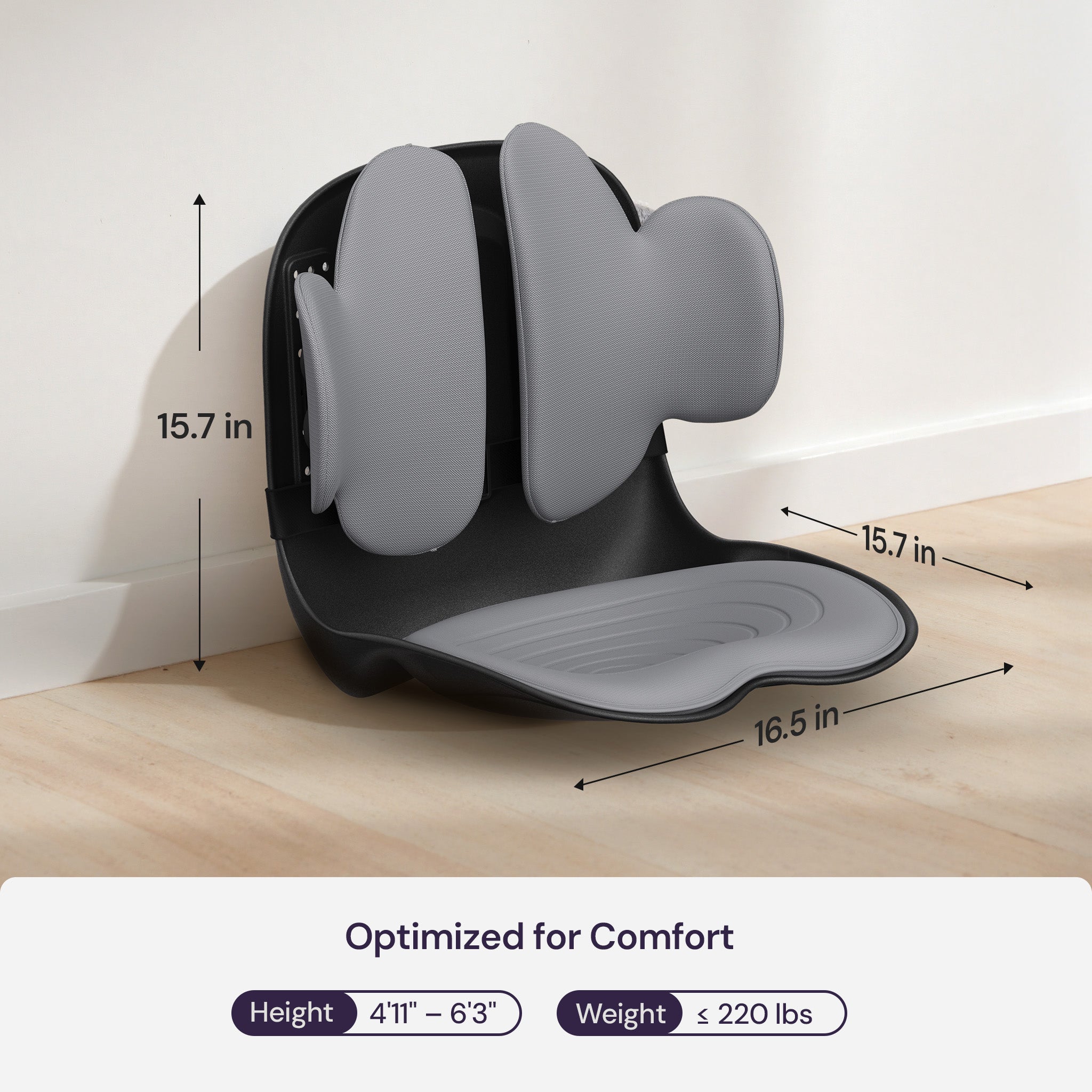 CabSupport M3 Ergonomic Dynamic Lumbar Support Spineseat™