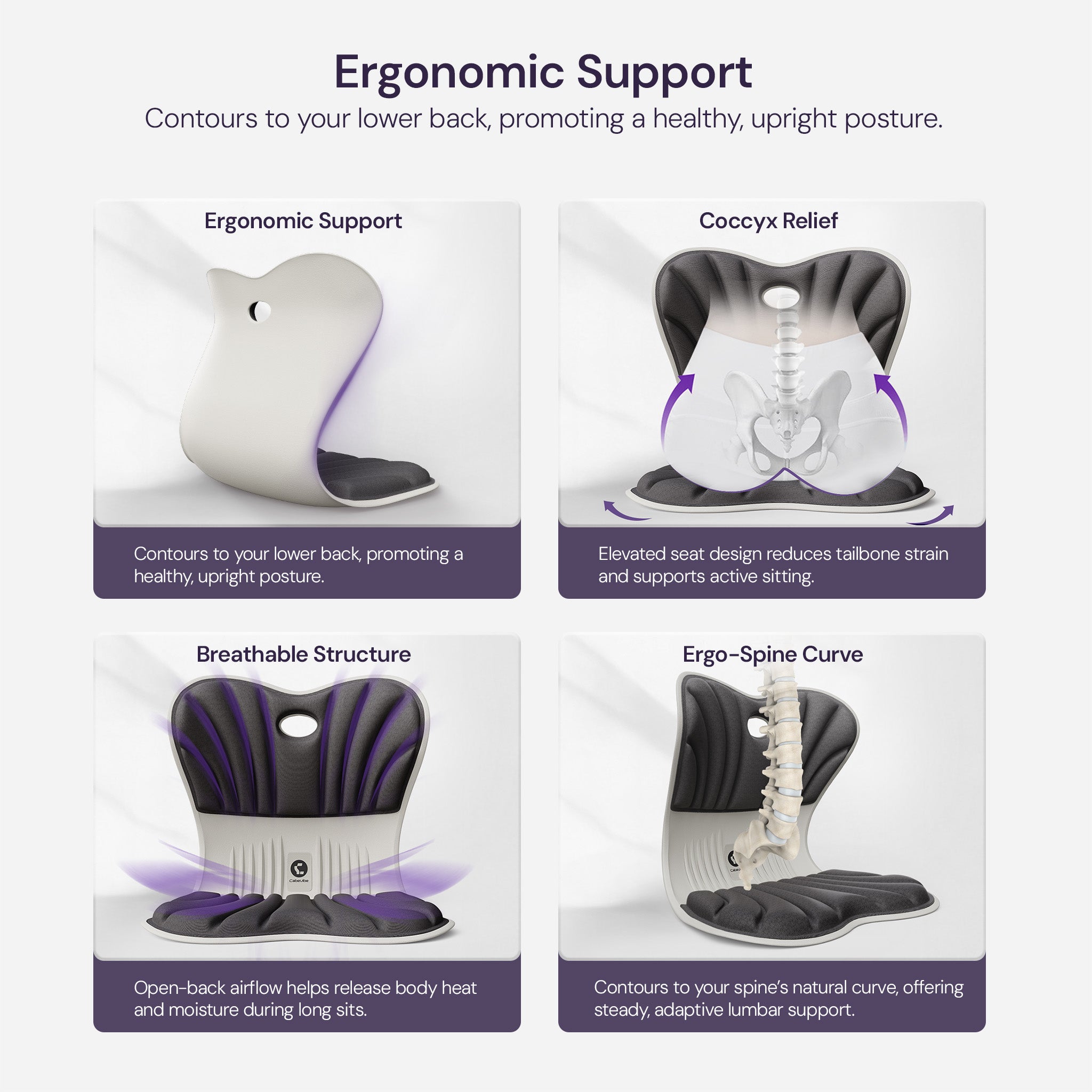 CabSupport M1 Ergonomic Posture Correction Spineseat™