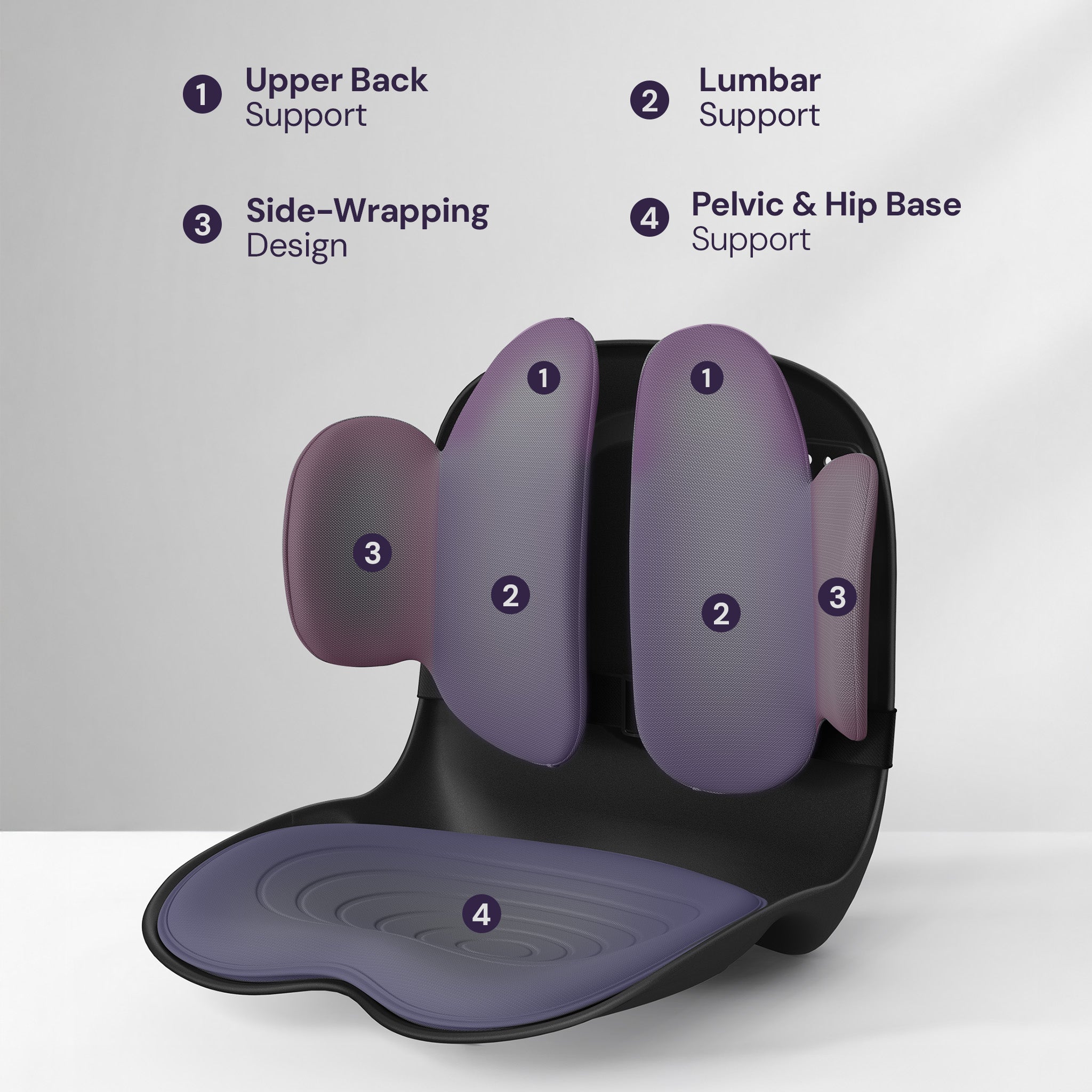 CabSupport M3 Ergonomic Dynamic Lumbar Support Spineseat™