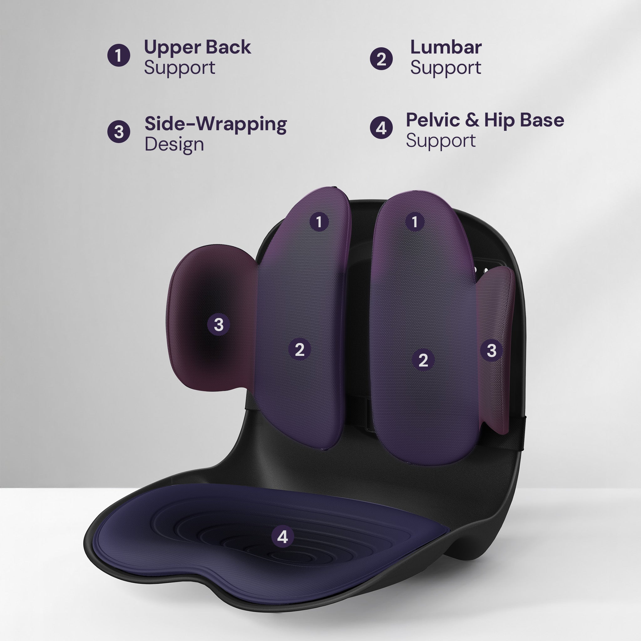 CabSupport M3 Ergonomic Dynamic Lumbar Support Spineseat™