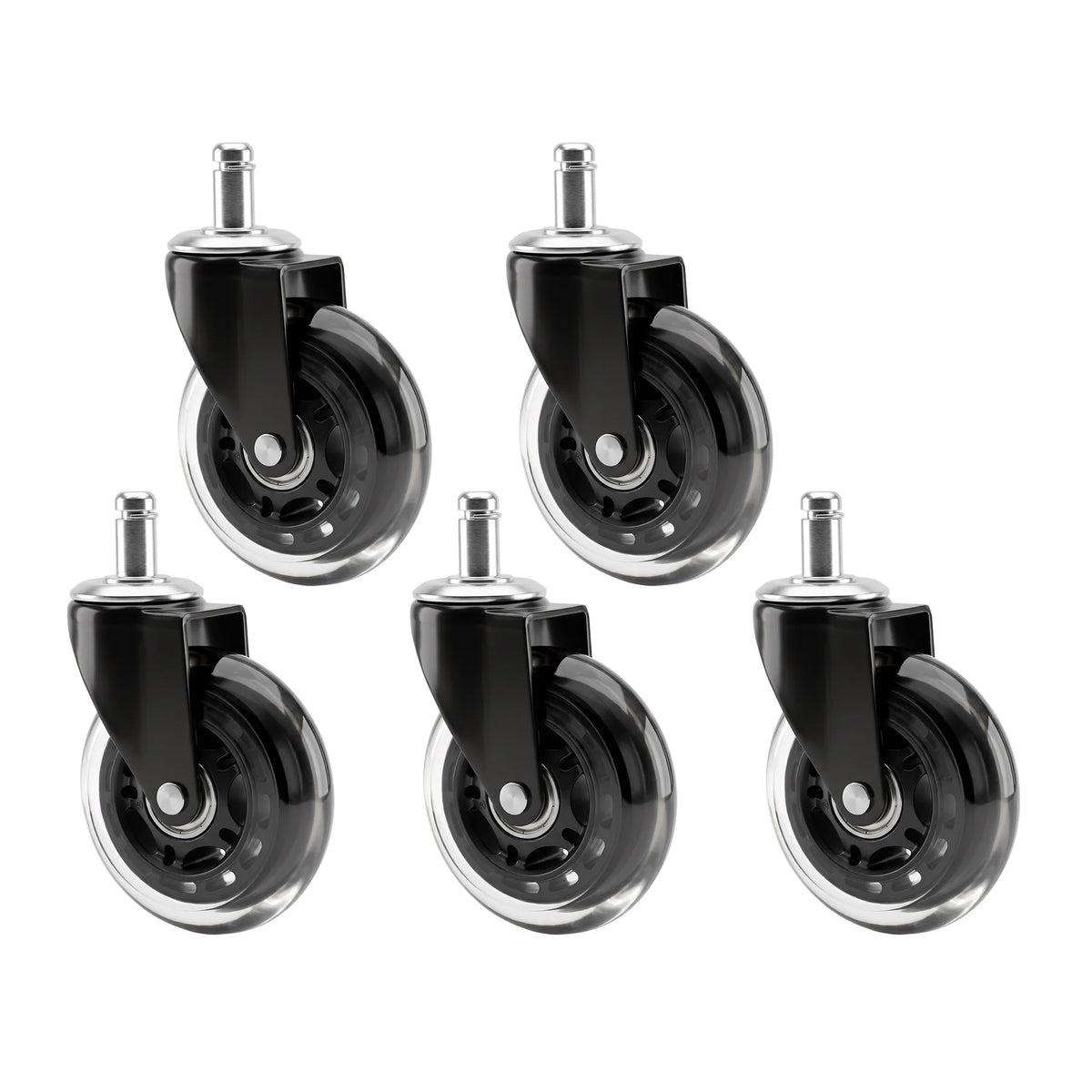Rubber Silent Office Chair Casters