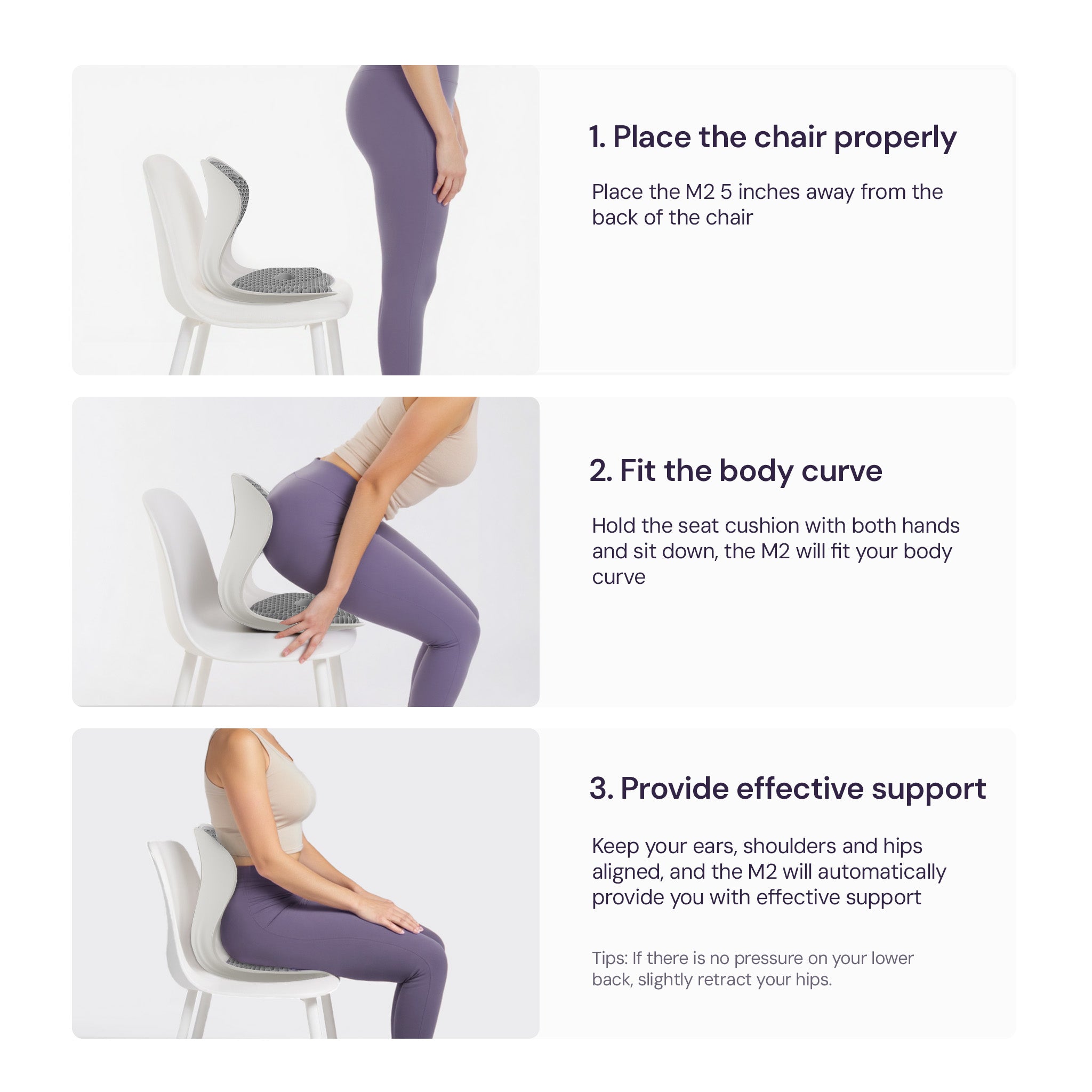 CabSupport M2 Lumbar Support Silicone Spineseat™