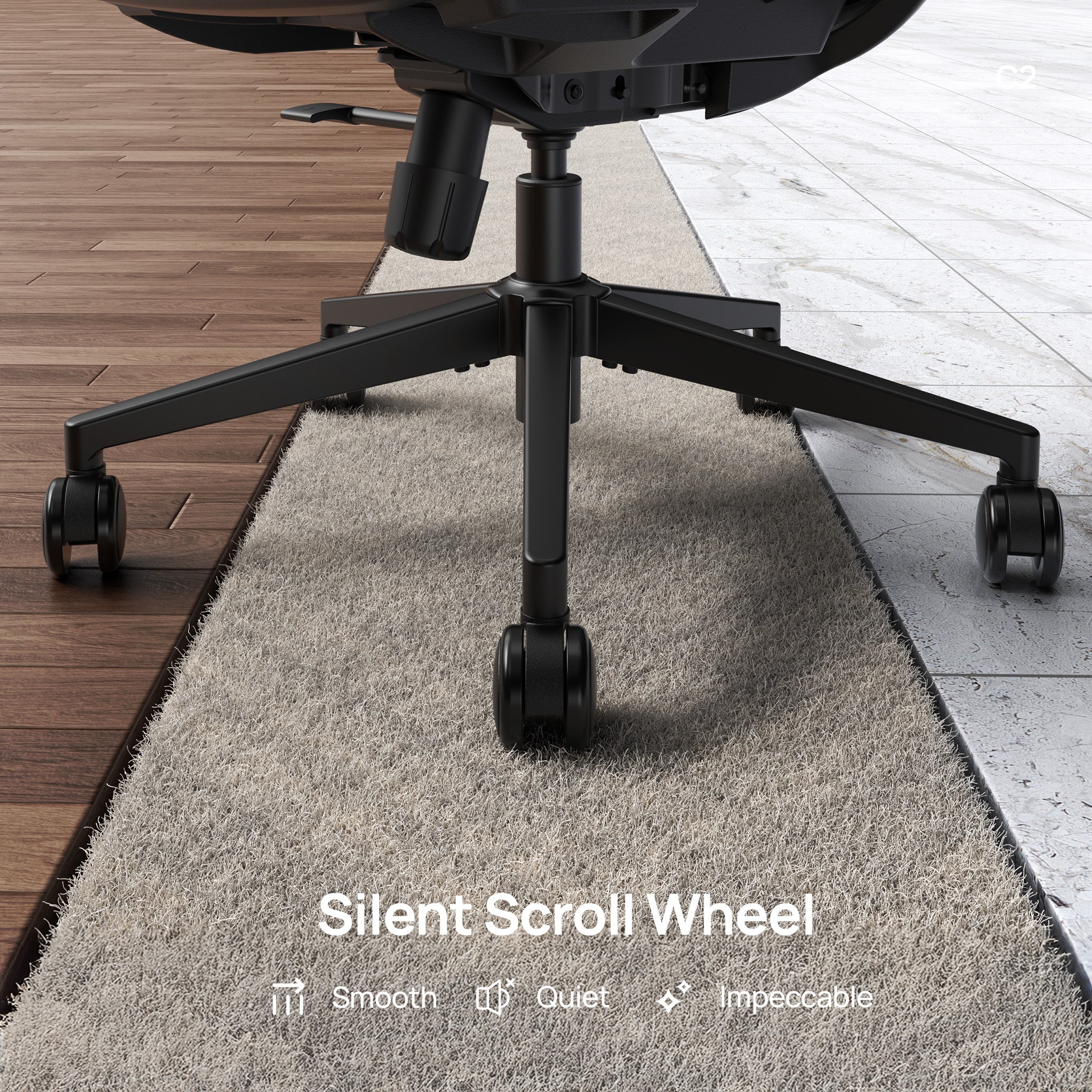 CabBase C2 Breathable Mesh Ergonomic Office Chair