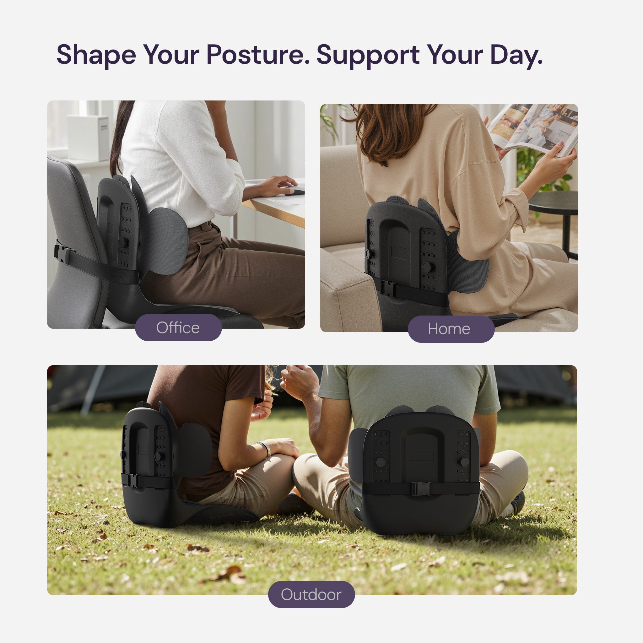 CabSupport M3 Ergonomic Dynamic Lumbar Support Spineseat™