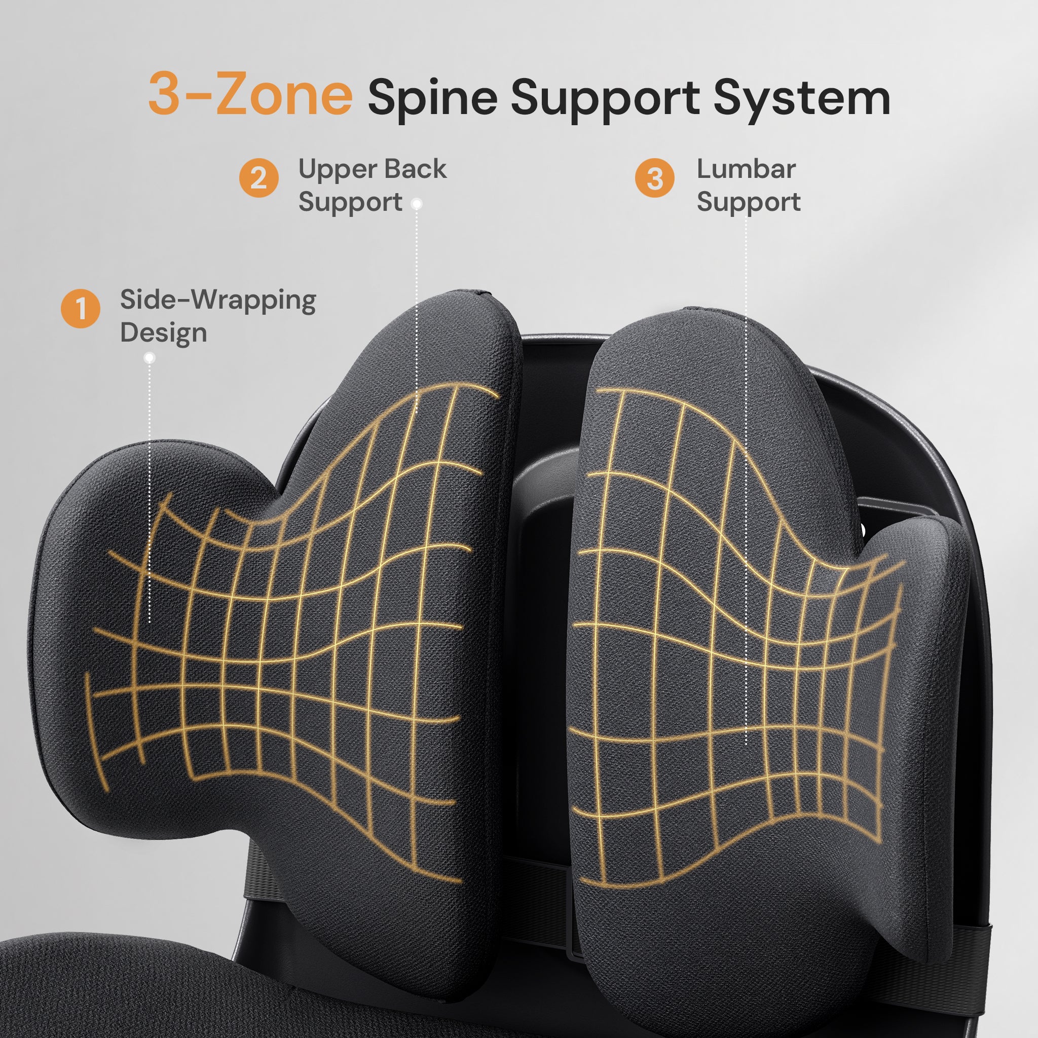 CabSupport M3 Ergonomic Dynamic Lumbar Support Spineseat™