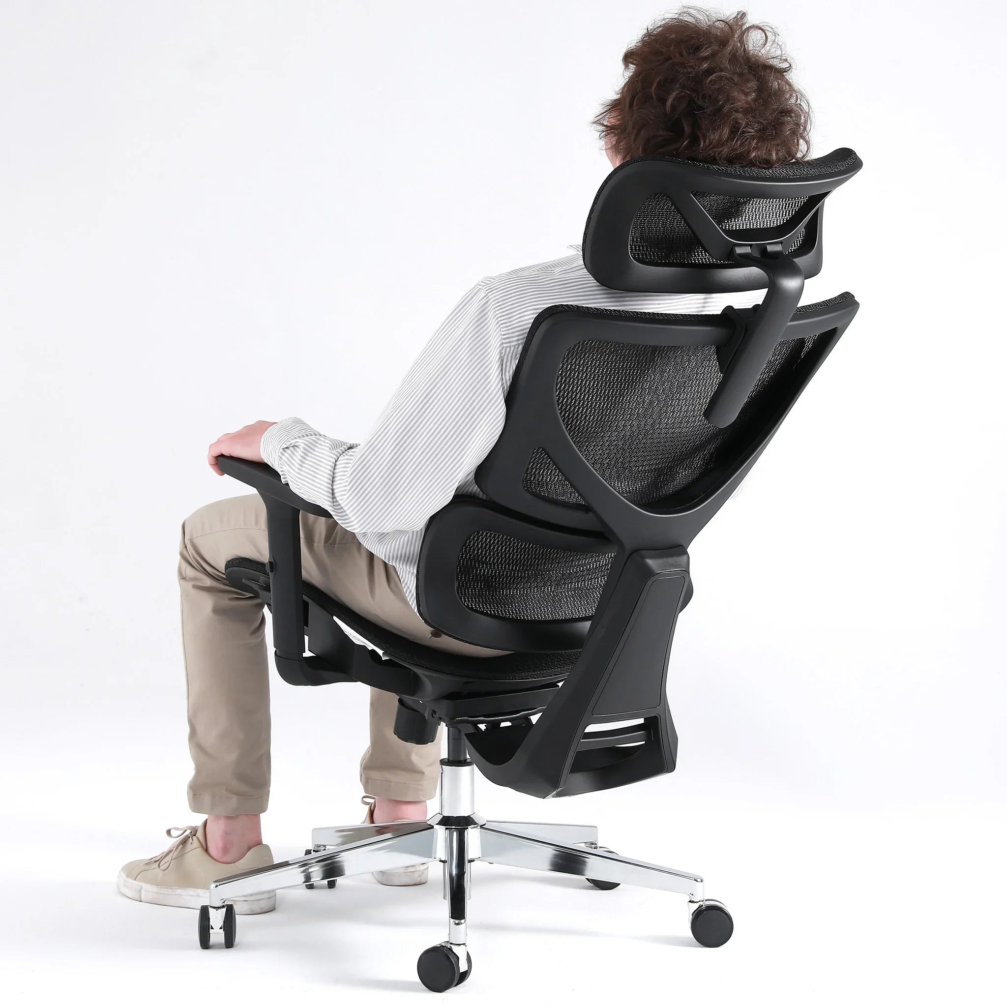 CabBase C1 Ergonomic Chair Reclining Display