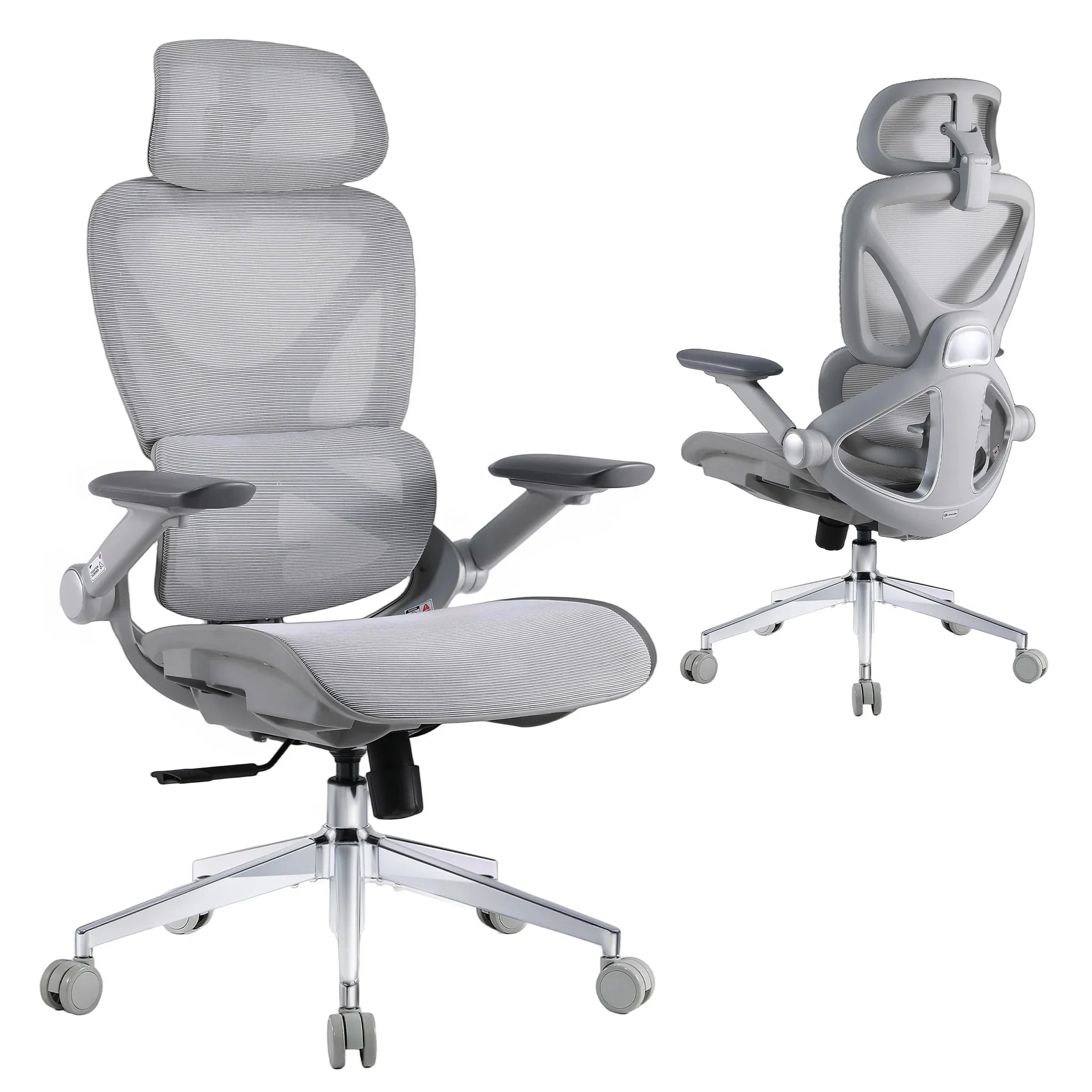 CabeVibe CabBase C2 Grey Mesh Ergonomic Chair
