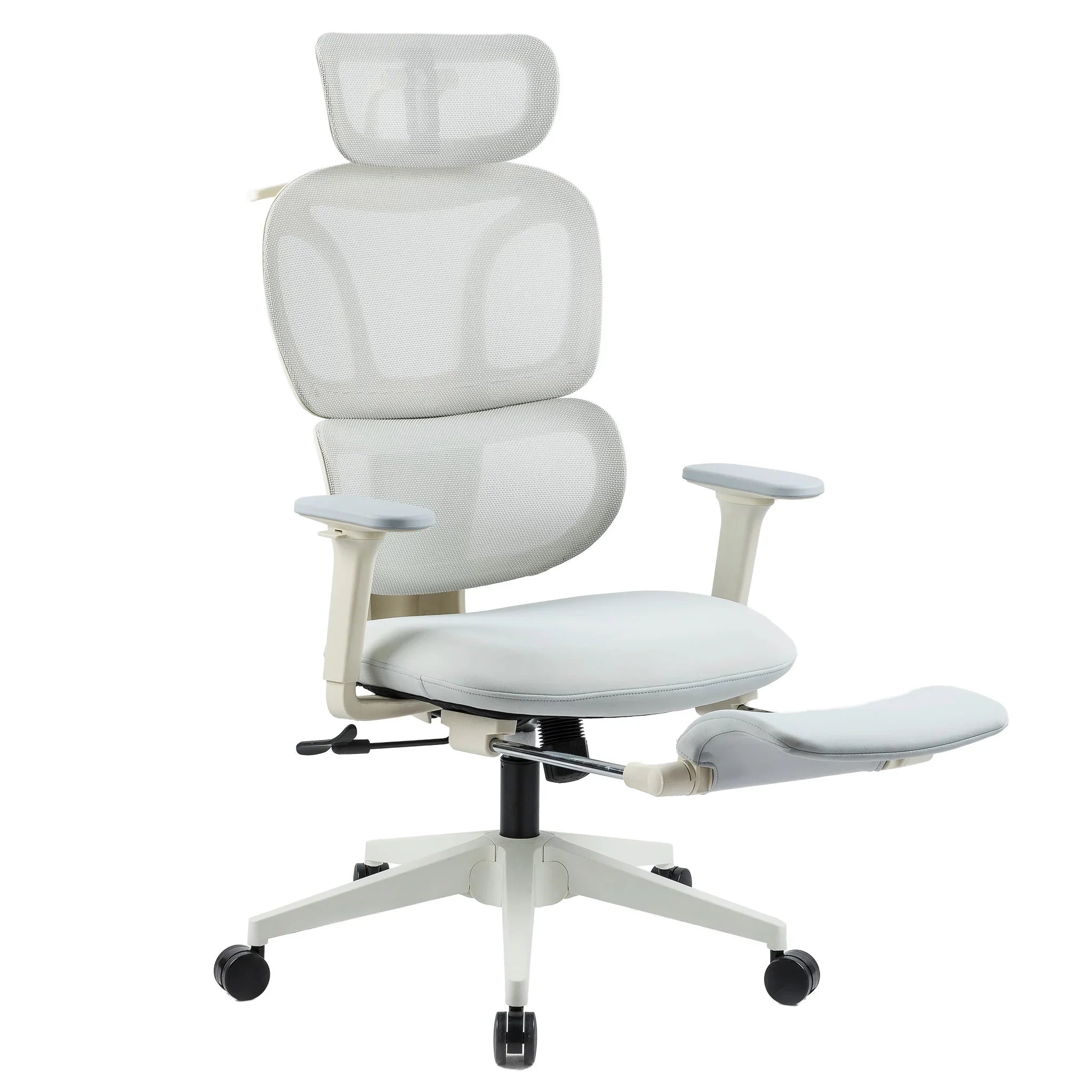 CabeVibe CabLady S1 Light Grey Mesh Ergonomic Chair