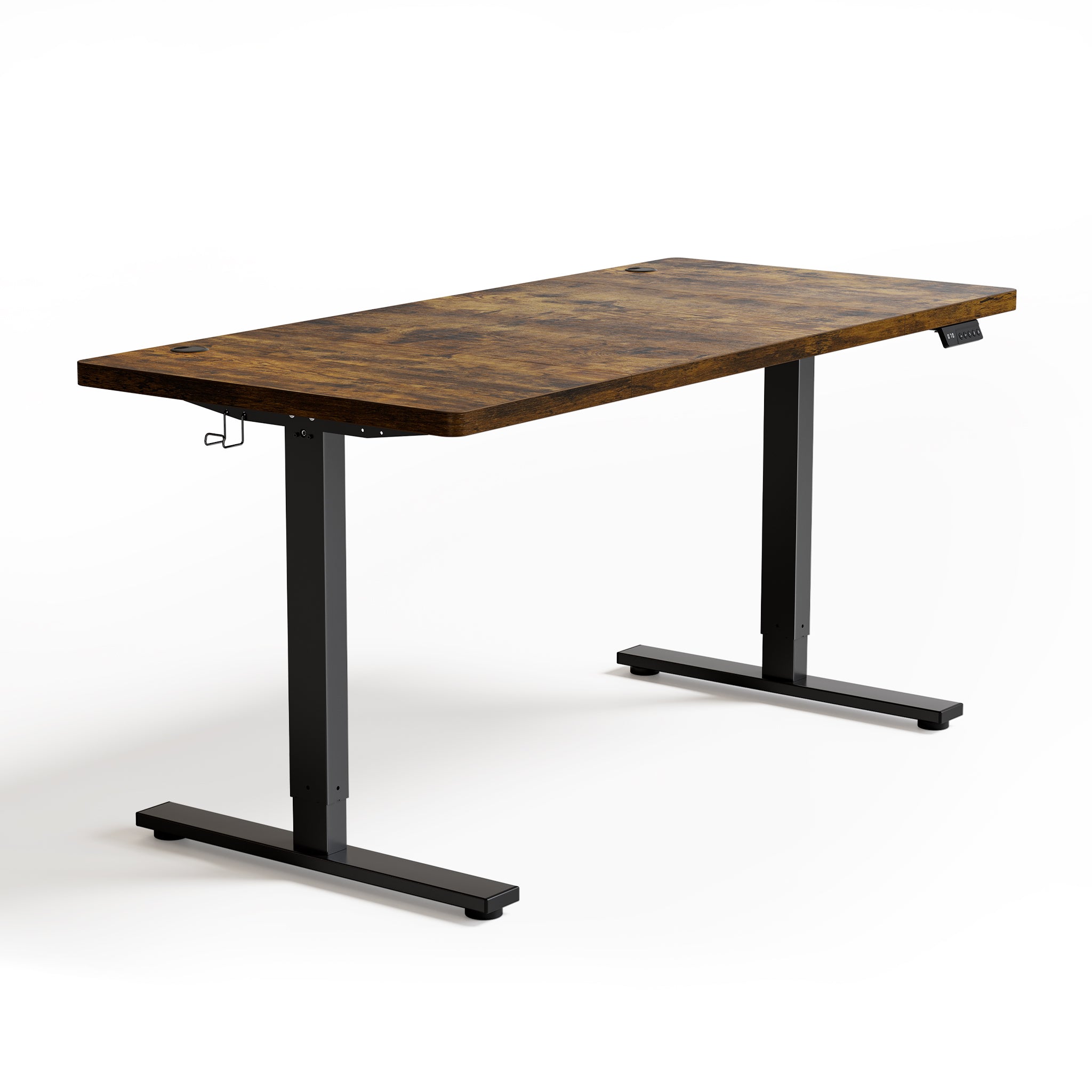 CabDesk D63 Height-Adjustable Standing Desk for Home Office (63"W×30"D)
