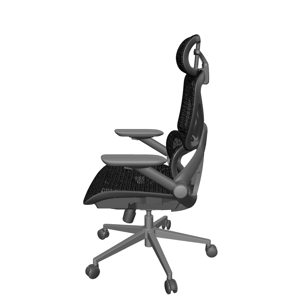 CabeVibe CabBase C2 Black Mesh Ergonomic Chair