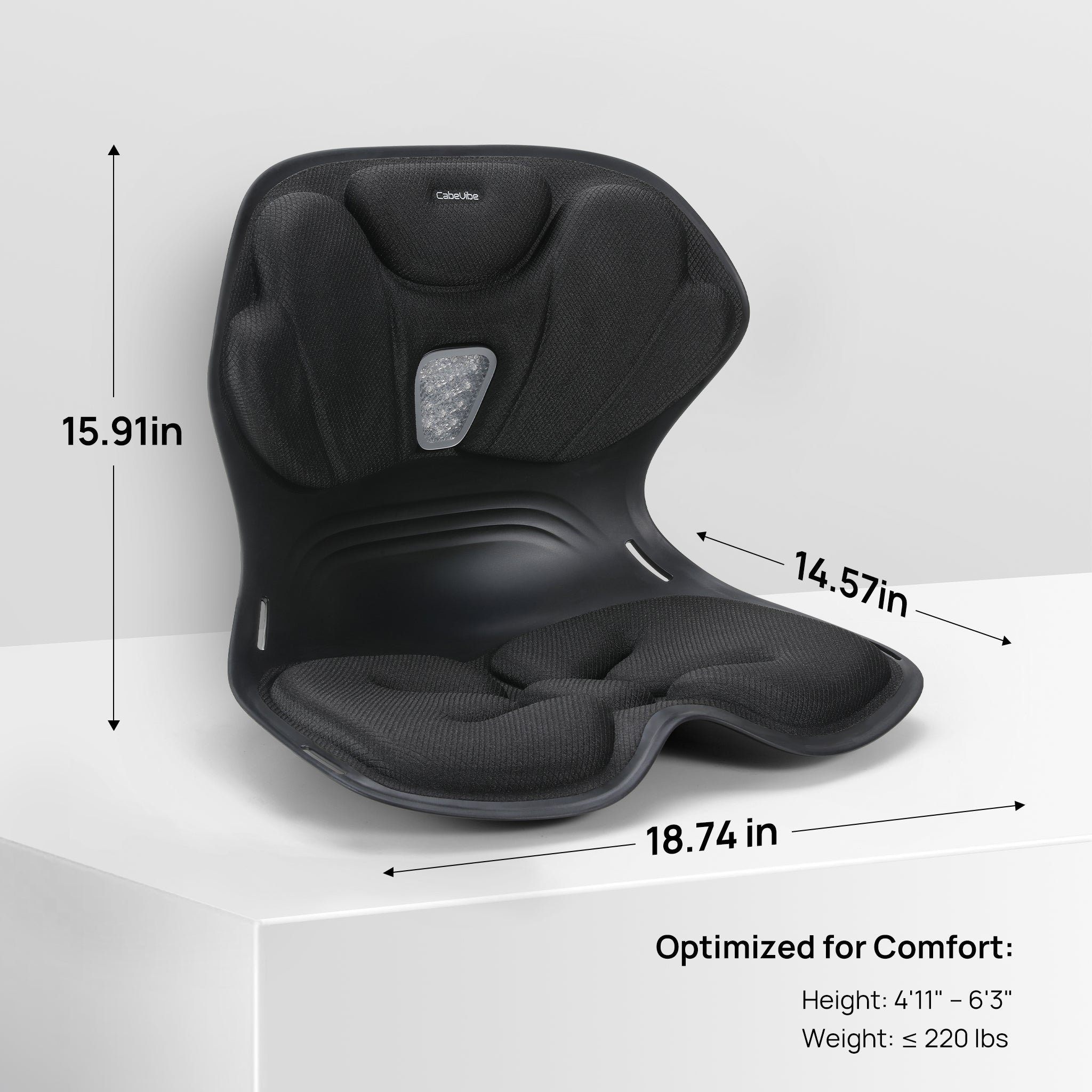 CabSupport M4 Portable Heated-Massage Ergonomic Spineseat™