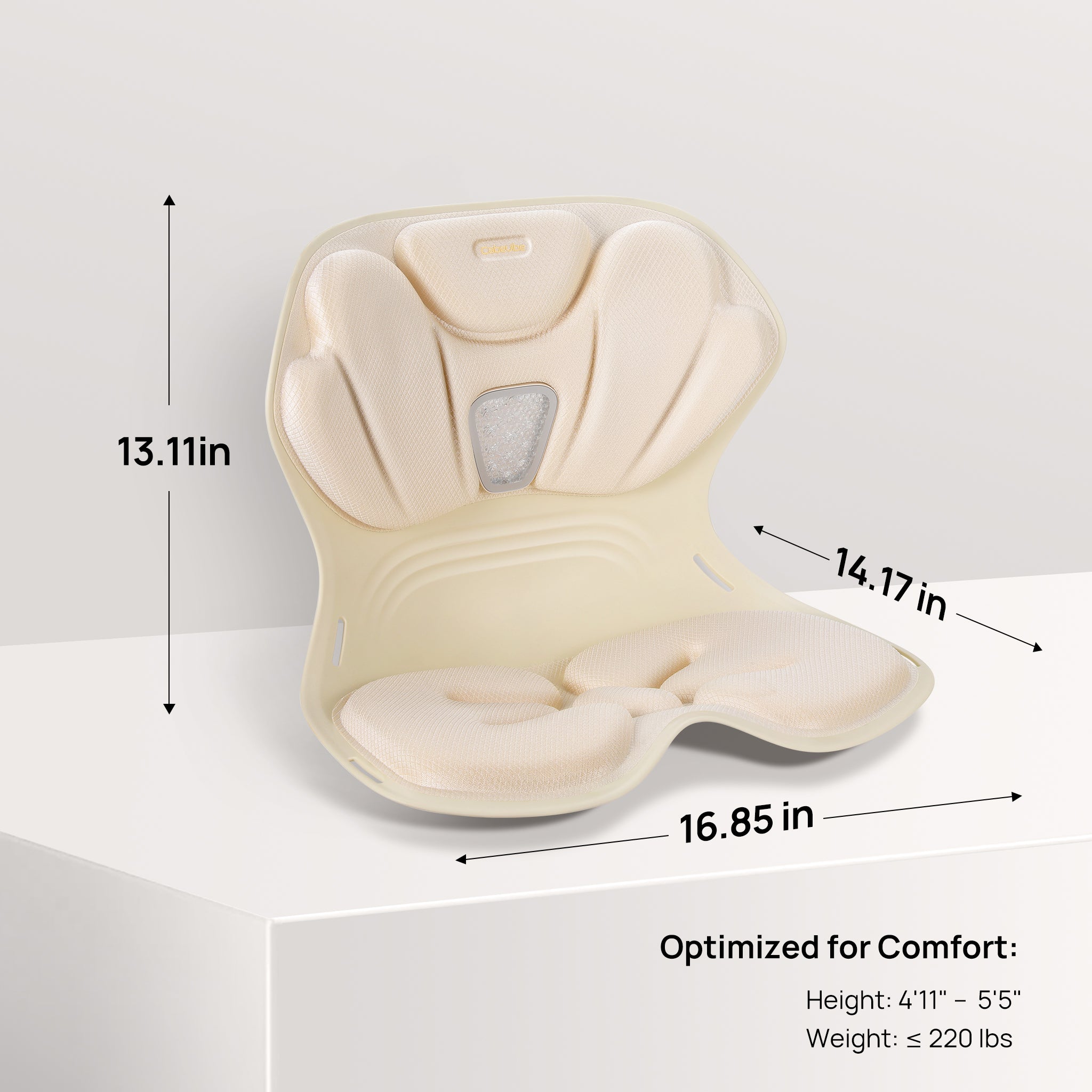 CabSupport M4 Portable Heated-Massage Ergonomic Spineseat™