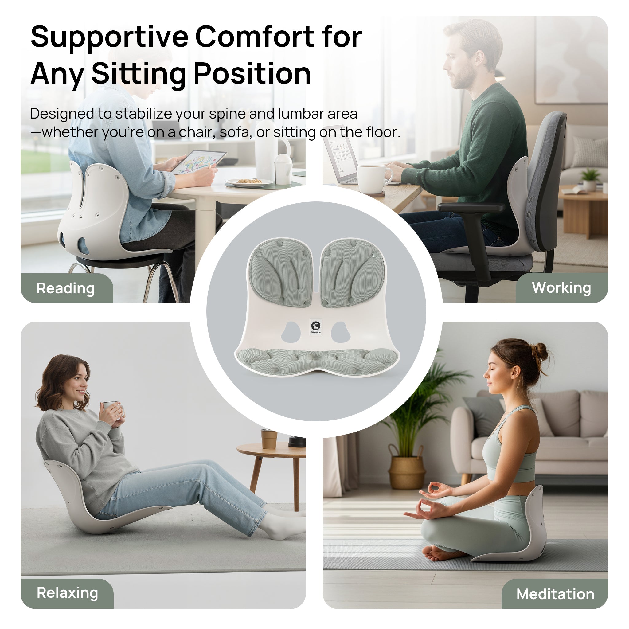 CabSupport M5 Oversized Strong-Support Ergonomic Spineseat™