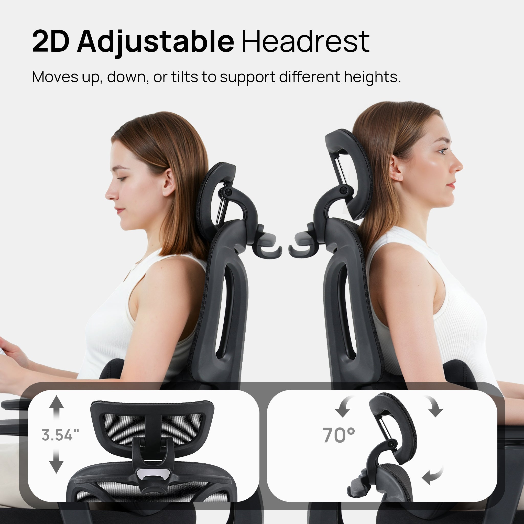 CabLady S1 Embrace Women Ergonomic Chair with Adaptive Lumbar Support