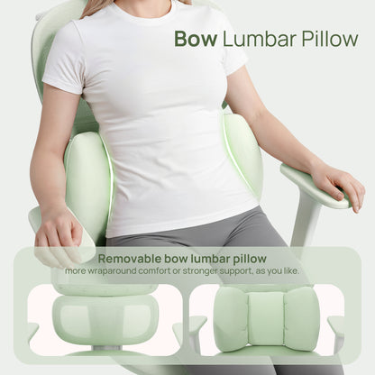 CabLady S1 Embrace Women Ergonomic Chair with Adaptive Lumbar Support