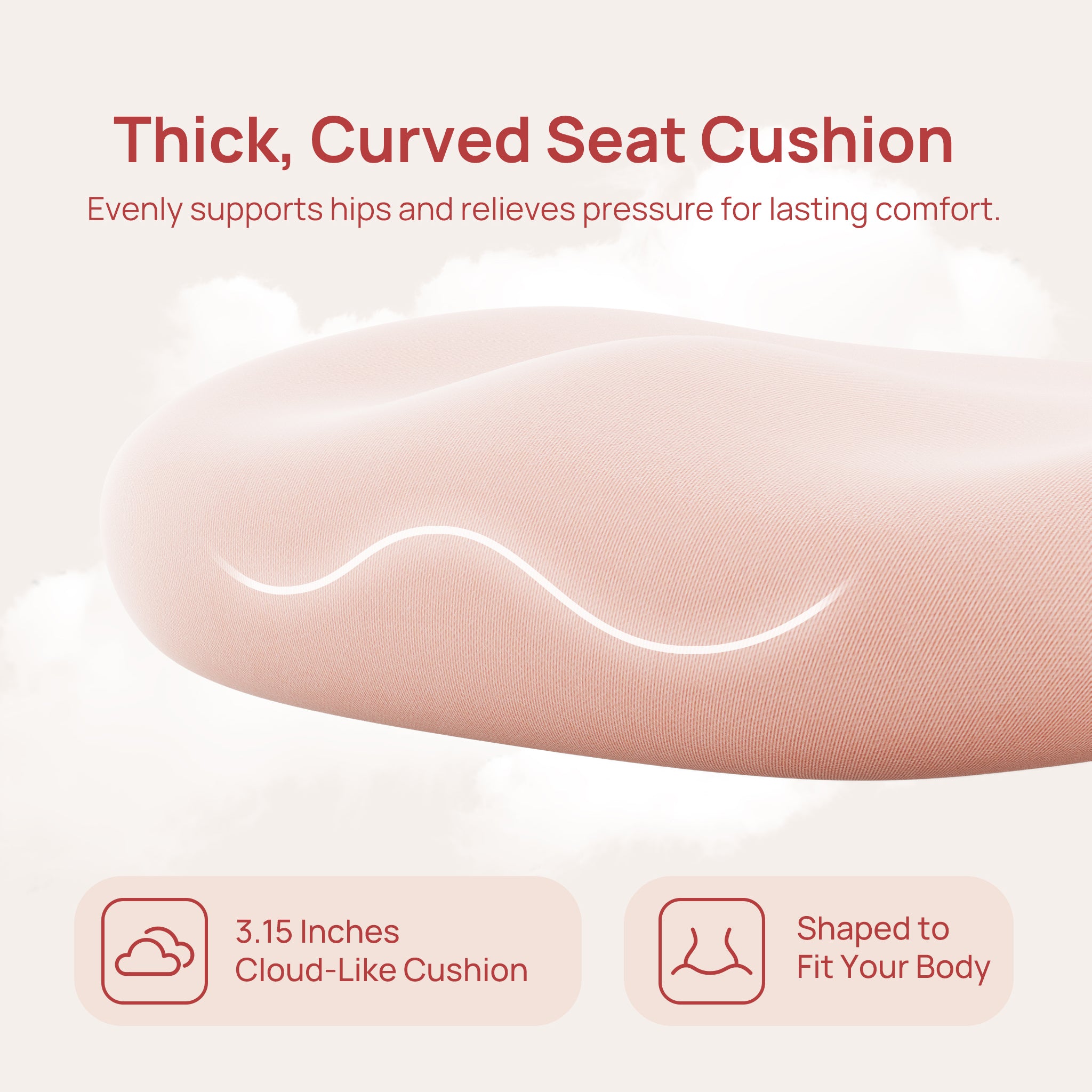 CabLady S1 Embrace Women Ergonomic Chair with Adaptive Lumbar Support