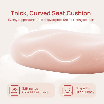 CabLady S1 Embrace Women Ergonomic Chair with Adaptive Lumbar Support