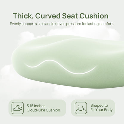 CabLady S1 Embrace Women Ergonomic Chair with Adaptive Lumbar Support