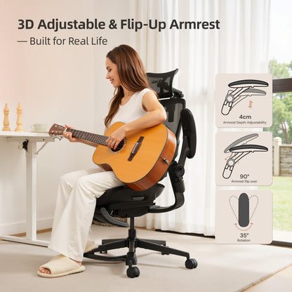 CabLady S2 Petite-friendly Women Ergonomic Office Chair