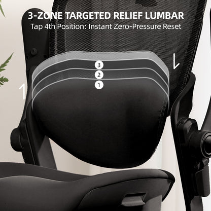 CabLady S2 Petite Ergonomic Office Chair (4'9"–5'11")