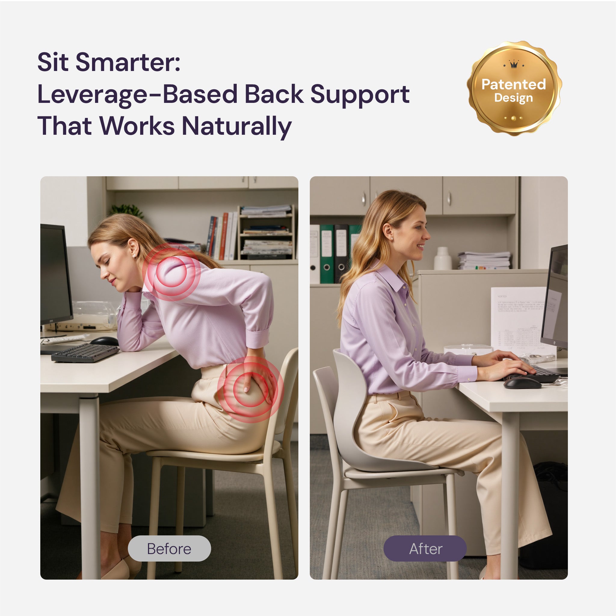 CabSupport M2 Lumbar Support Silicone Spineseat™