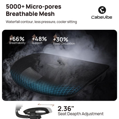 CabBase C3 Dual Lumbar Ergonomic Office Chair