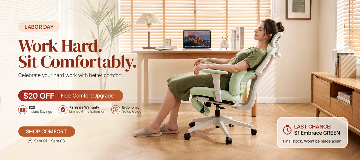 CabeVibe Labor Day sale with $20 off ergonomic office chairs and free comfort upgrades