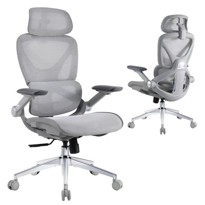 CabeVibe CabBase C2 Grey Mesh Ergonomic Chair