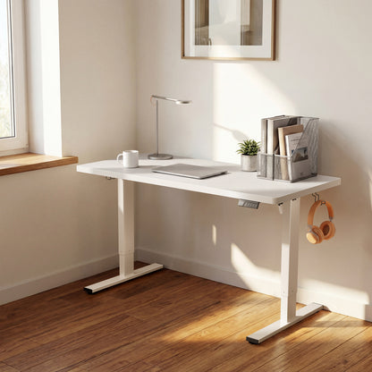 CabDesk D60 Height-Adjustable Standing Desk for Home Office (60"W×28"D)