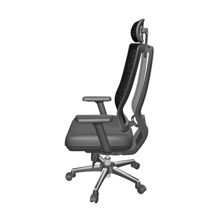 CabeVibe CR63 Sponge Seat Ergonomic Office Chair with Footrest
